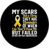 Spina Bifida Warrior Awareness Scars Tell Story Split Spine PopSockets Swappable PopGrip