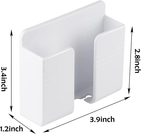 CEI&BPY 2Pcs Phone Holder Wall Mounted, Self Adhesive Stand for Shower/Charging, Compatible with iPhone and Android