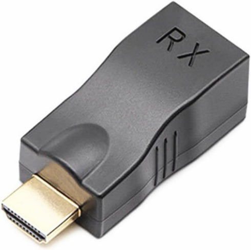 Replacement Ethernet RJ45 to HDMI Extender, 30m 4K30HZ Compatible for Computer, Laptop, Projector