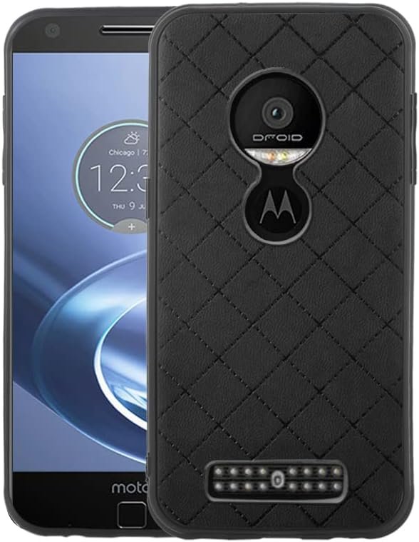 ELISORLI Moto Z Force Case, Rugged Thin Slim Anti-Slip Fit Rubber TPU Mobile Phone Protection Cover for Motorola
