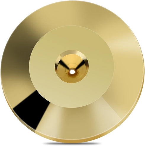 Speaker Base Pad, 8 Pcs Gold Universal Copper Speaker Spikes Isolation Stand Feet Cone Base Mats Floor Disc