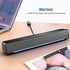 YaizK 3.5 mm MP3, MP4 Mini Portable USB Wired soundbar Music Player Bass Surround Soundbox Speaker with Audio Plug