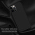 Cordking Silicone Ultra Slim Shockproof Protective Phone Case for iPhone 13 Pro with [Soft Anti-Scratch Microfiber