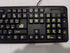 Arabic Keyboard Stickers with Fluorescent Inlays for All Laptop and Desktop Keyboards, Free Magnifier