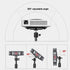 Coret (18" 40") 3lbs (1.5kgs) Projector Floor Stand, Portable Tripod Mount - Folding Stand for Projector, Camera