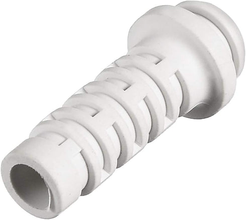 uxcell 10pcs 5mm Inner Dia PVC Strain Relief Cord Boot Protector for Power Tool Hose, White