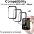 3D Screen Protector for Ddidbi P66D 1.85” and TaiSound L51 1.95” Smart Watch (Answer/Make Calls)