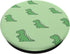 Cute Dinosaur Green Baby Dino T Rex In Green For Girls Women PopSockets Standard PopGrip