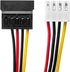 2Pack 4 7.87inch (20cm) OwlTree Pin to SATA Female Hard Drive Power Adapter Cable Compatible with Hikvision Video