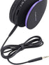Headsets PowerLocus Wireless Bluetooth Over-Ear Stereo Foldable Headphones, Wired Rechargeable with Built-in Microphone