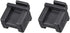 uxcell 10pcs SFP Silicone Protectors Cap - Anti Dust Port Cover, Black (14mm x 12mm x 17mm)