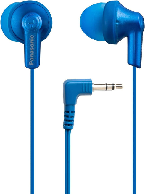 Panasonic ErgoFit Wired Earbuds, 3.5mm Jack in-Ear Headphones with Dynamic Crystal-Clear Sound
