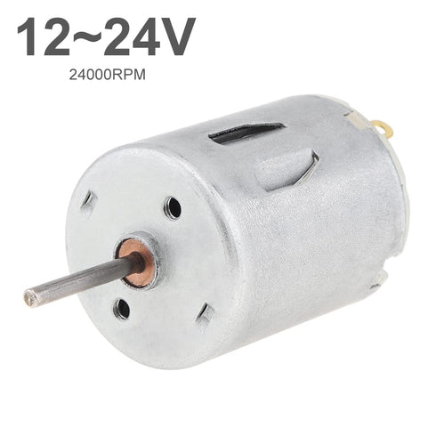 ChgImposs 5PCS R280 12-24V 24000RPM DC Motor High Speed Micro Motor for DIY Toys Mini Fans Juicer Water Pump Beauty