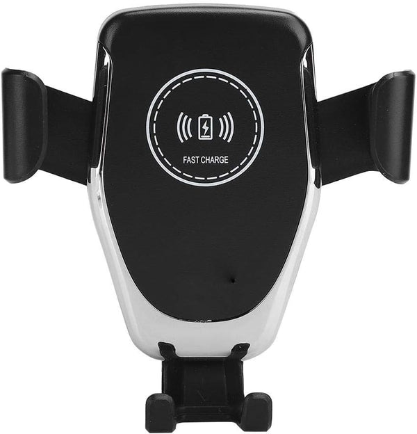 Car Mount Charger, 10W Fast Charging Bracket with 360 Degrees Rotation for Mobile Phones, Silver for S10, Note 10, Mate