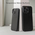 alto Magnetic Leather Case for iPhone 15 Plus and 14 Plus, Shockproof Italian Leather, 6.7 inch, Black