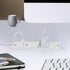 Geao Adapter 1500W Inset Small Recessed Power Strip with USB Electrical Outlet Extender Plug Extension Cord Hidden