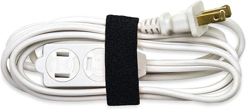 Wrap-It Storage Cable Management Value Pack – 40 Self-Gripping Cable Ties, 20 Cable Labels, 12ft Perforated