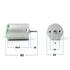 RNUDBLSK 10PCS RC-280SA-18115 3V-12V 3500RPM-14200RPM 24mm DC High Speed Carbon Round Electric Motor DIY Hobby Toy Car