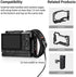 SmallRig Camera Cage Wrist Strap, Universal Quick Adjustable Secure Grip Camera Cage Handle Hand Wrist Strap PAC2456