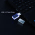 Laak 8GB 3.0 New Crystal Transparent Rectangle Genuine USB Flash Drive Wedding Gift Pendrive,Silver