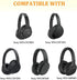 WH-CH710N/WH-CH700N Replacement Ear Pads, Cooling Gel Earpads Upgrade Cushions for Sony Wireless Headphones, Black