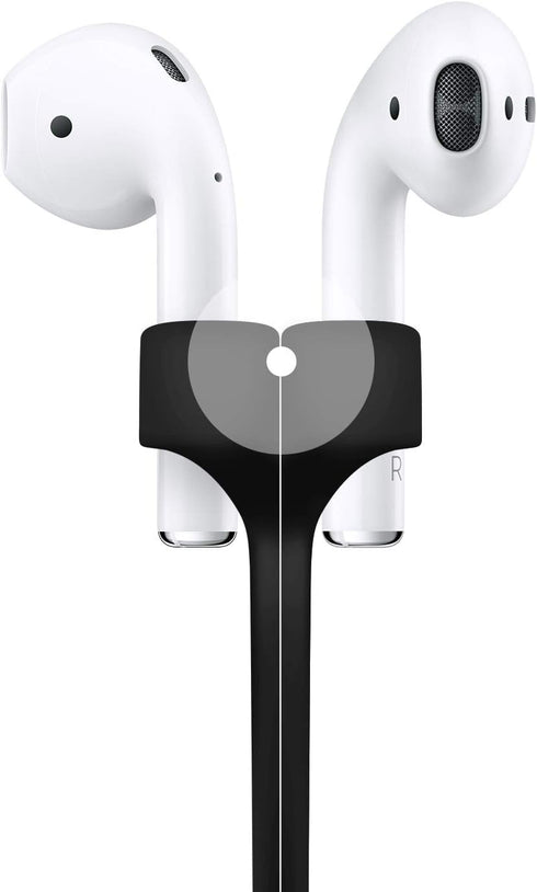 ABCOOL 4PCS Magnetic Anti-Lost Strap for AirPods 1 2 Pro - Colorful Soft Sport String Tether Lanyard, Silicone Wire