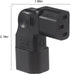 Right Angle C13 to C14 IEC AC Plug Adapter, 2 Pack, 90 Degree Design, PVC, Pure Copper, 250VAC 10A Max