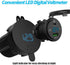 GemCoo 63W USB C Car Charger Socket, 45W PD Outlet, 18W QC3.0 Charger, 12V USB Cigarette Lighter Socket with LED