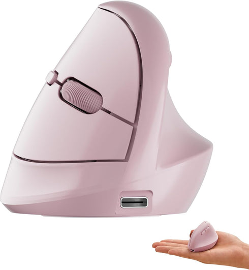 DAREU Ergonomic Vertical Wireless Mouse for Small Hands,2.4GHz / BT Dual Mode,Optical Vertical