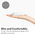 Macally Wireless Bluetooth Mouse for Mac, MacBook Pro/Air, iPad, and PC - Quiet Click, Comfortable, White