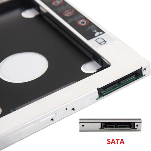 Universal 9.5mm SATA 2nd Hard Drive HDD SSD Optical Bay Caddy Frame Tray for Acer Aspire V3-472p, V3-572p, V3-572g,