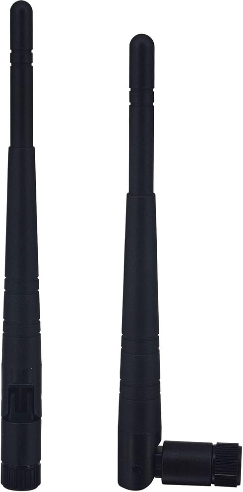 BOOBRIE 2-Pack Dual Band WiFi Antenna 2.4GHz 5GHz 5.8GHz 8dBi RP-SMA Male Connector for WiFi Router