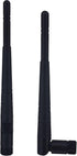 BOOBRIE 2-Pack Dual Band WiFi Antenna 2.4GHz 5GHz 5.8GHz 8dBi RP-SMA Male Connector for WiFi Router