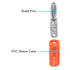 20pcs 4mm Banana Plug Audio Speaker Cable Connectors, Male Connectors for 12 AWG to 20 AWG Wires, 10pcs Red + 10pcs