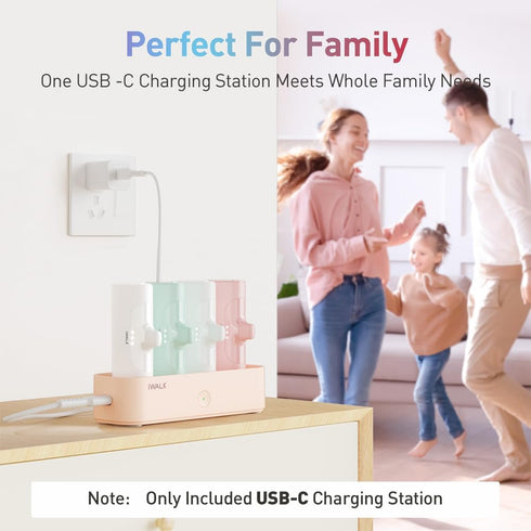 iWALK LinkPod Station Portable Charger 4500mAh, 4800mAh, 5000mAh Power Bank for iPhone Charging Station (Station Only)