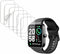 Screen Protector Compatible with SKG V7 Cyber, IDW15 1.8” Fitpolo, TMHAI VERYFIT Smart Watch, Soft TPU, 6-pack