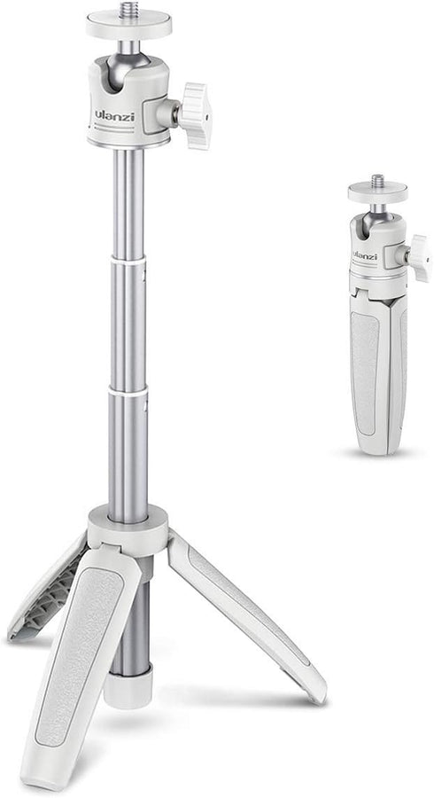 ULANZI Mini Selfie Stick Tripod, Extension Pole Tripod Stand Handle Grip for iPhone 13 Pro Max, Samsung, Google, Canon,