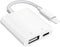 SUNTRSI USB Camera Adapter with Charging Port, Portable USB Female OTG Adapter for iPhone, iPad, Plug and Play