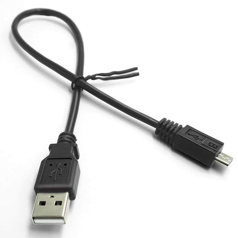 10 Inch Short Micro USB Charger Cable Male A to Micro B Black for Android Both Charging and Sync (10 Inches/0.8 Feet)