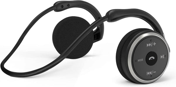itayak Behind The Head Headphones, Bluetooth 5.0 Neckband, Lightweight Foldable Wireless Sports Sweatproof Headset