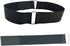 6Pcs 24" x 2" Nylon Heavy Duty Reusable Hook and Loop Cinch Straps, Adjustable Fastening Cable Straps, Black