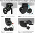 Wall Mount for Ring Floodlight Camera, Adjustable Angle Eave Mount for Indoor/Outdoor Use