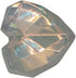 Generic Crystal Heart Phone Grip Stand (Adhesive), Iridescent Prism Expanding Phone Holder & Kickstand, Faceted Clear
