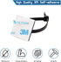 Zip Tie Mount, 3/4" Black Small Wire Tie Adhesive Mounting, 100 Pcs for Cable Management, Pro-grade UV Wire Holder