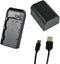 KOQINVIZ NP-FV5 Plus Battery Charger + Rechargeable Lithium Battery - Video Camera Camcorder