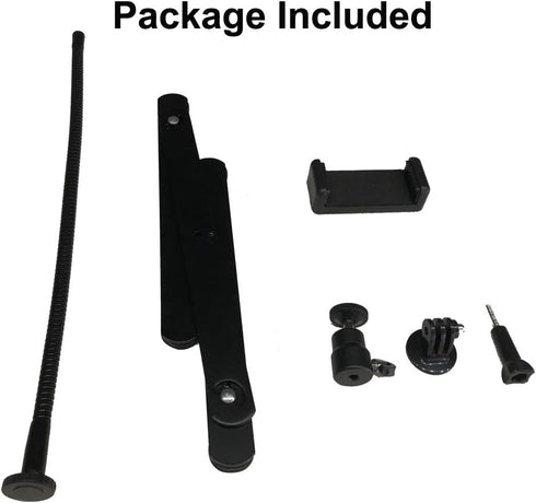 Photo Copy Pico Projector Stand, Overhead Tripod Video Stand, Phone Mount, Flexible Tabletop Stand for Live Streaming,