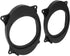 1/2 Car Speaker Adapter - 2pcs 6X9 Car Speakers, 6.5inch Black Speaker Adapter Bracket Ring with 2 Wire Harness