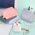 Silicone Headphone Organizer Wired Earbud Case Pouch, Portable Data Cable Organizer Case for Women and Men