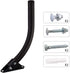 1 Antenna Mount - BY ONE Attic Adjustable Weather Proof Outdoor TV Antenna Mounting Pole Universal Mount Brackets
