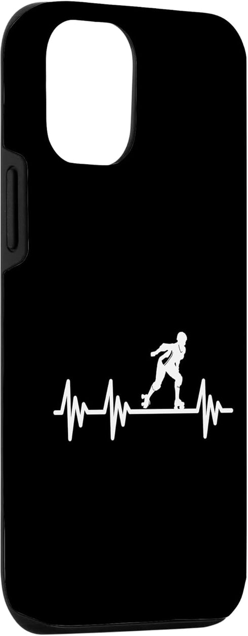 iPhone 15 Rollerblade Inline Skates Heartbeat Case